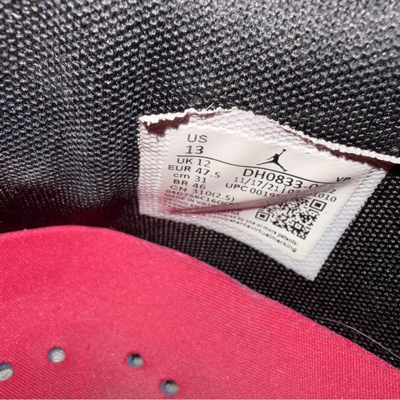 Nike Air Jordan 36 Low Black Multi Color Basketball Shoes Mens Size 13 - Picture 10 of 15